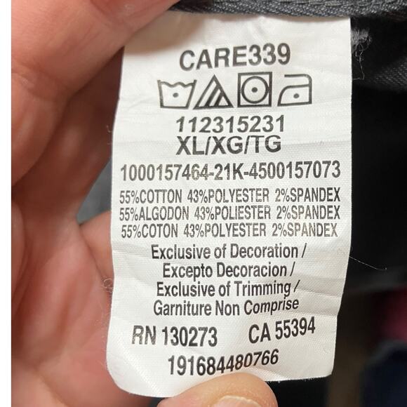 Wrangler Gray Chambray Short Sleeve Button Up Shirt Men’s XL - Picture 10 of 11